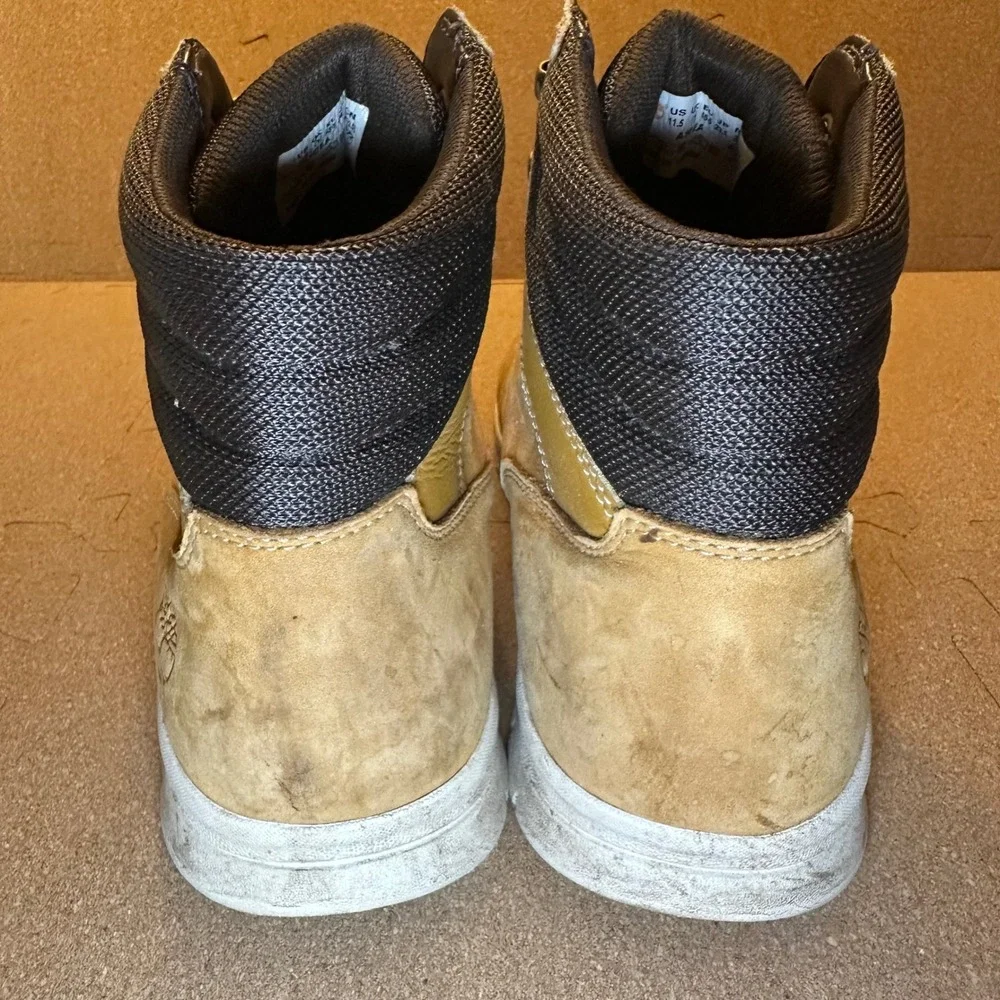 Timberland SensorFlex Chukka Boots Mens 11.5 Wheat A1OEA Leather Lace Up Casual